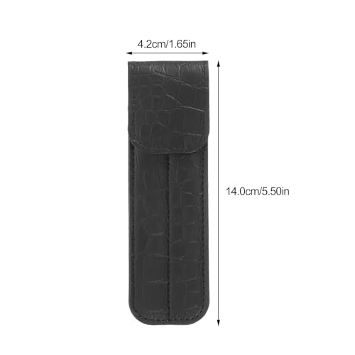 Angoily Leather Tweezers Case Eyelash Tweezer Storage Pouch Anti-Static Travel Holder for Beauty Nail Art and Eyelash Extensions 5.5 Inch