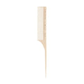 Cricket Silkomb Pro-60 Medium Tooth Rattail Comb ? Japanese-Made, Silicone-Injected Design with Seamless Teeth for Precision Sectioning, Teasing, Lifting, and Professional Styling