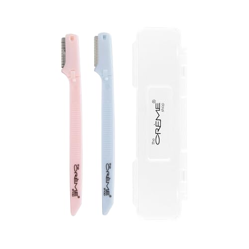 Portable Precision Face Razor Set with Travel Case - Reusable Dermaplaning Tools