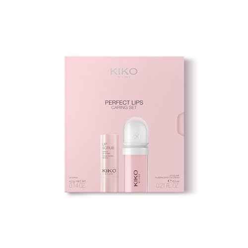 KIKO Milano Perfect Lips Caring Set | 1 Lip Scrub And 1 Lip Cream