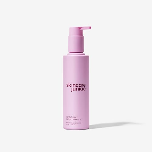 Jelly Facial Cleanser, Purifying Gel Cleanser, for Normal to Oily Skin with Hyaluronic Acid, Ceramides, Niacinamide, No Synthetic Fragrance, Dermatologist developed, 6 OZ