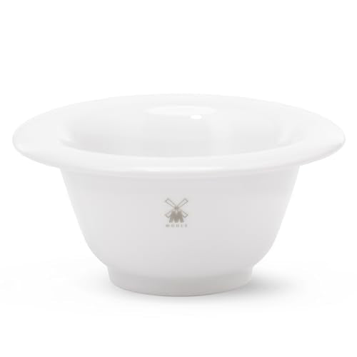 M?HLE White Porcelain Platinum Rim Shaving Dish