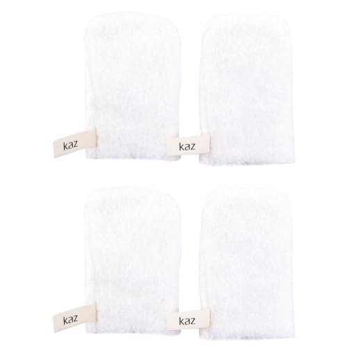 Waxness Exfoliating Finger Gloves for Face & Body, 4 Pack