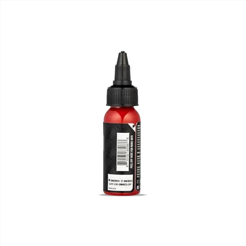 Dynamic Color Co- Pure Red Platinum Collection Tattoo Ink, Reach Compliant, Made in Spain