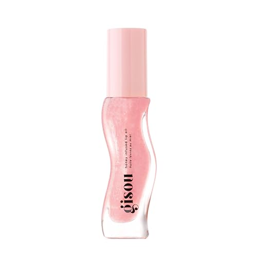 Gisou Honey Infused Lip Oil Watermelon Sugar 0.27 Fl Oz Natural Nourishing Gloss