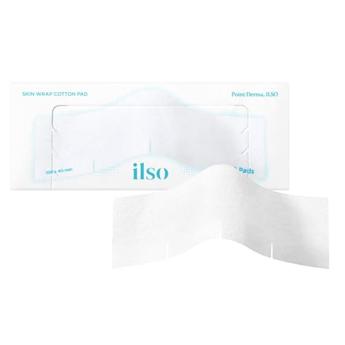 ILSO Ultra-Thin Skin Wrap Cotton Pads for DIY Toner & Sheet Mask (40 Sheets)