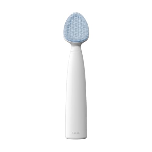 Wave Facial Sonic Cleanser | Deep Cleansing, Pore & Blackhead Care, 3 Modes, Replacable Head, 40,000 Cavitation Micro Vibrations, Waterproof Level IPX8, C-Type Charge, Korean Skincare (Blue)