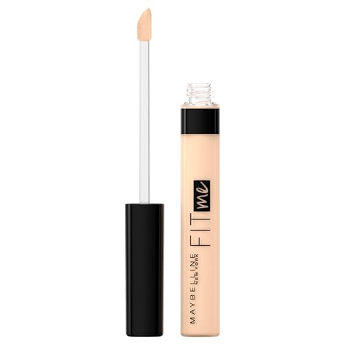 Maybelline New York Fit Me Liquid Concealer Makeup, Natural Coverage, Lightweight, Conceals, Covers Oil-Free, Light, 1 Count (Packaging May Vary)