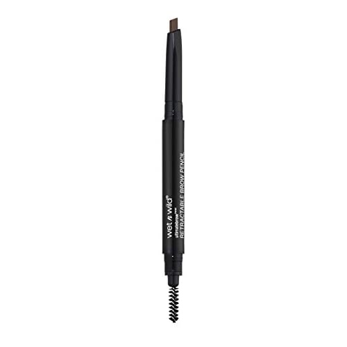 Wet n Wild, Ultimate Brow Retractable Pencil, Triangular and Ultra-precise Pencil Point, Pigmented Color that Perfectly Defines and Shapes Brows, Medium Brown