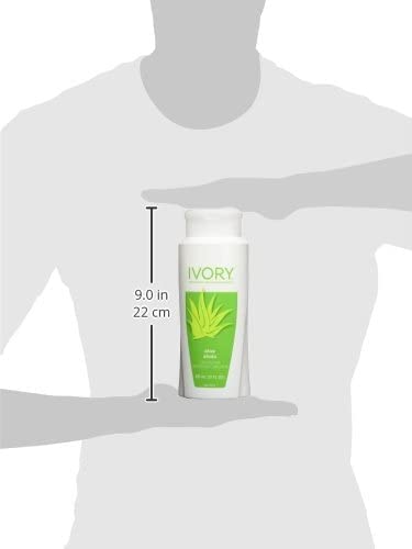 Ivory Scented Body Wash, Aloe 21 oz (Pack of 2)