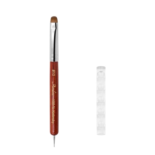Kolinsky Dual-Ended French Nail Brush & Dotting Pen Set