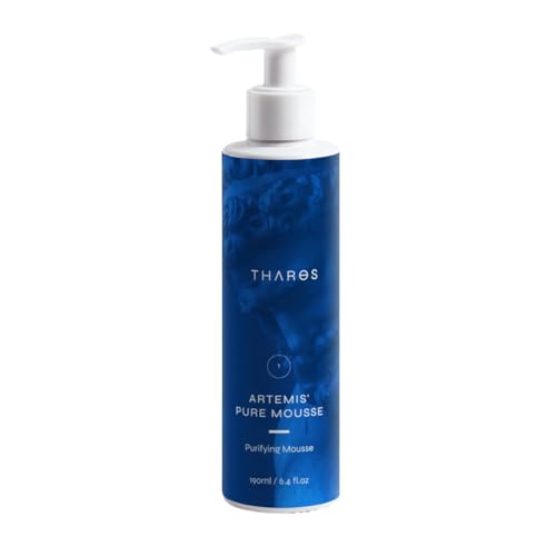 THAROS Men¡¯s Face Wash & Daily Facial Cleanser, Prevents Breakouts, Natural Anti-Aging Face Wash for Men, 6.4 fl.oz, Vegan, For Oily & Acne-Prone Skin
