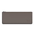 FERYES Silicone Makeup Brush Bag ? Elegant Cosmetic Brushes Pouch Bag with YKK Zipper, Travel Makeup Tools Organizer Bag -Light Brown