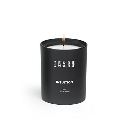 TERRE DE MARS Intuition Scented Candle, 100% Vegetal Wax, 190 Grams