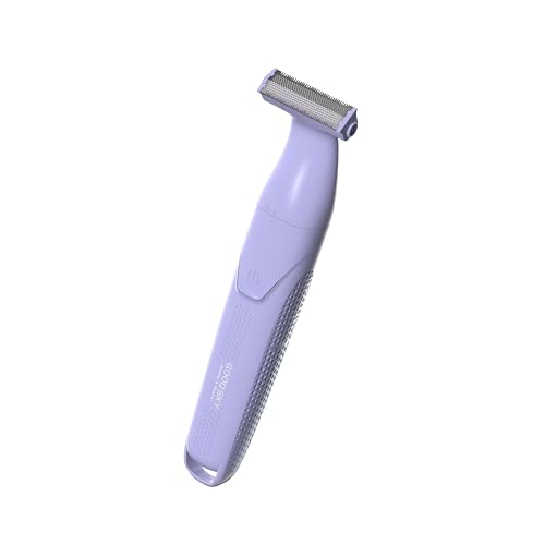 Bikini Trimmer for Women, 3-in-1 Painless Womens Electric Razors & Pubic Hair Trimmer, Waterproof Womens Shaver with Ceramic Blades, USB Rechargeable Lady Groomer for Legs Underarm Face,Violet
