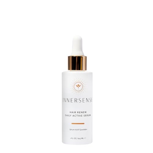 Innersense Organic Beauty - Natural Hair Renew Daily Active Serum | Clean Scalp Care For Optimal Hair Growth (1 fl oz | 29.5 ml)