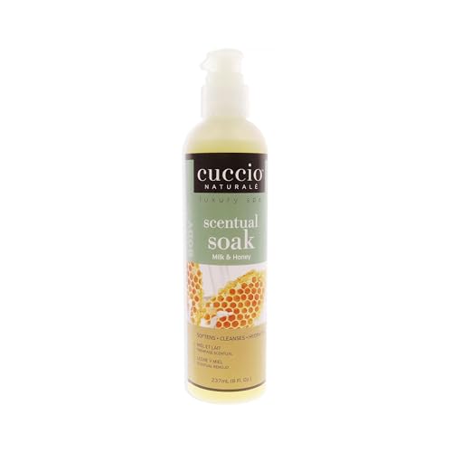 Cuccio Naturale Milk & Honey Scentual Soak - Mani-Pedi & Body Wash (8 oz)