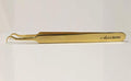 Gold Eyelash Extension Tweezers for Volume Lashes