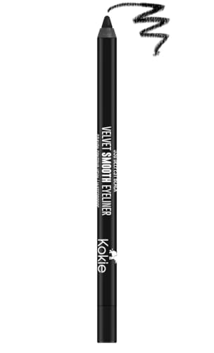 Kokie Waterproof Velvet Eyeliner Pencil - Deep Black