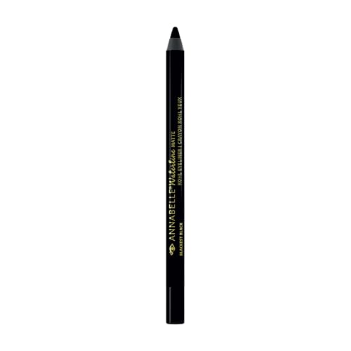 Annabelle Waterline Matte Kohl Eyeliner Pencil, Blackest Black
