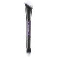 Kevyn Aucoin Duet Foundation Brush: Dual-ended. COVER end mimics shape of finger to provide precise foundation application. BUFF end designed to bounce & buff makeup over the contours of the face.