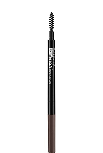 Maybelline Brow Precise Micro Eyebrow Pencil Makeup, Deep Brown, 0.002 oz.