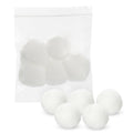 100 Count Individually Wrapped Travel Cotton Balls for Makeup & Skincare