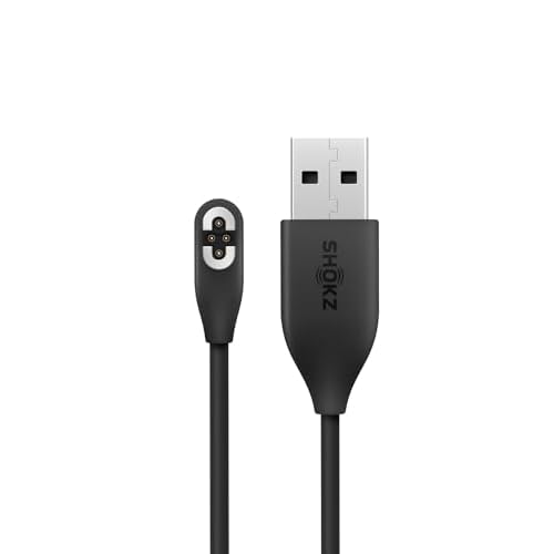 SHOKZ Magnetic Charger Cord Compatible Open Swim Pro S710, thermoplastic elastomer, 650mm for Charger Cord, Includes Reinforced connectors and a Durable, Tangle-Free Cable Designed to Last