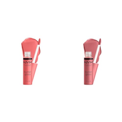 NYX Butter Gloss Lip Gloss Duo - Creme Brulee & Tiramisu