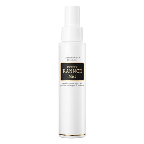 DONGSUNG RANNCE Okra Mist, Face Mist with Okra Fruit Extract and Abelmoschus Manihot Flower Extract, Hydrates and Nourishes Skin, Day Care, 3.38 fl oz (100ml)