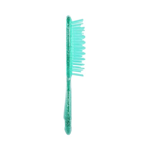 FHI Heat UNbrush Detangling Brush for Pain-Free Brushing on All Wet or Dry Hair Types — Durable DuoFlex Anti-Static Bristles, Lightweight Handle, Vented Hair Brush, Turquoise Green