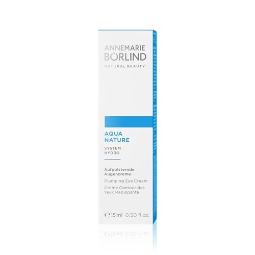 ANNEMARIE B?RLIND - AQUANATURE Plumping Eye Cream - Botanical Extracts for Wrinkles and Hydration - Moisturizing, Regenerating, Plumping - 0.50 Fl Oz