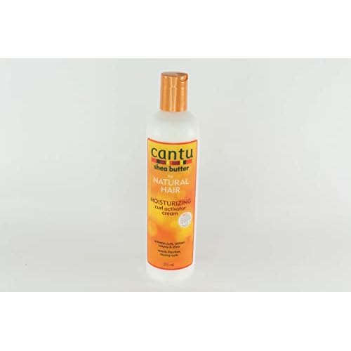 Cantu Shea Butter for Natural Hair Moisturizing Curl Activator Cream, 12 Ounce, (Pack of 4)