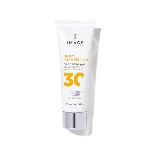 IMAGE Skincare DAILY PREVENTION Clear Solar Gel, SPF 30 Transparent Broad Spectrum Sunscreen for All Skin Tones, 1.5 Ounces