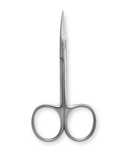 Curved Stainless Steel Beauty Scissors for Precision Grooming