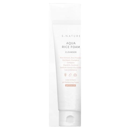 Rice Foam Facial Cleanser 80ml | Gentle Vegan Korean Face Wash