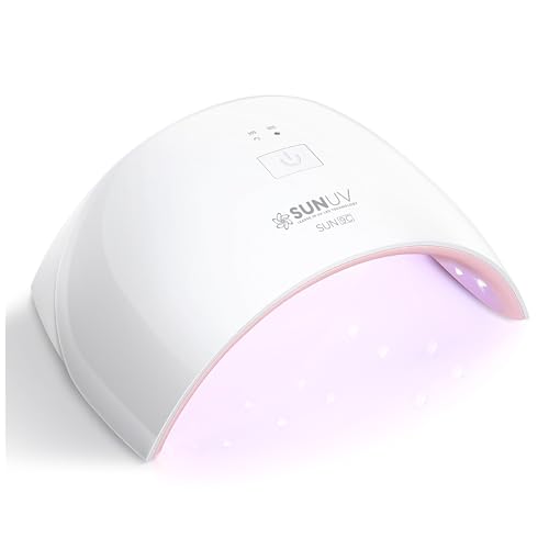 SUNUV SUN9C UV LED Nail Lamp - Fast Curing Gel Polish Dryer in Pink