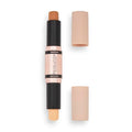 Revolution Beauty London, Fast Base Contour Stick, Dual Ended, Sculpts & Defines Face, Lightweight, Blendable, Medium, 2 X 0.15 Oz