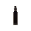 Infinity Jars 50 Ml (1.7 fl oz) Refillable Ultraviolet Black Glass Pump Bottles Leak-Proof Travel Containers for Toner, Sanitizer, Beard Oil, Hair Serum, Essential Oils