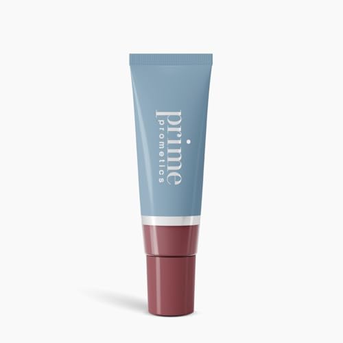 PRIME PROMETICS PrimeLip SPF 35 Lip Oil for Mature Women ? UVA & UVB Shield ? Intense, Long-Lasting Hydration ? Vibrant Color & Non-Sticky, Shiny Gloss (Nude Rose)