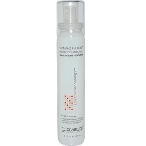 GIOVANNI Leave-In Conditioner Spray, Heat Protectant Detangler, 5.1 oz