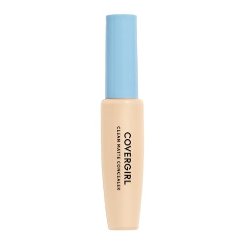 COVERGIRL - Clean Matte Concealer, Oil-Free, Lightweight Formula, Blendable, Natural-Looking Coverage, 100% Cruelty-Free