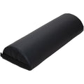 Jumbo Half-Round Massage Bolster Pillow - Stain & Oil Resistant, Black