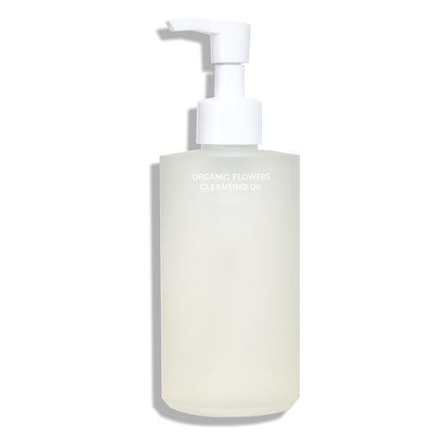 Whamisa Organic Flowers Cleansing Oil, Face Cleanser, Postbiotic-Rich Makeup Remover for Deep Cleansing, Pore Care, Rolling, Fermented, Easy Clean (260ml)