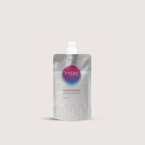 Solshine Detangling Hair Conditioner Travel Size Sulfate-Free Anti-Frizz Smooth Sailing