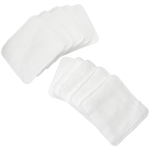 Pure & Simple XL Facial Pads - 60 Count, Vegan & Cruelty-Free, 3x3 Inches, Double-Sided Makeup Remover & Mask Application, Durable Cotton