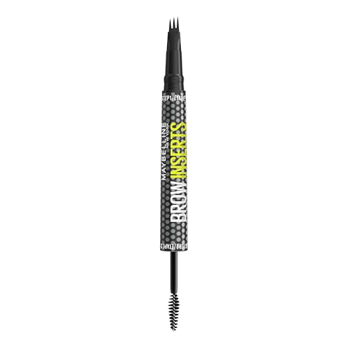 Maybelline Brow Inserts Eyebrow Pen & Gel, Micro-Needle 2-in-1, 36-Hour Wear, Blonde