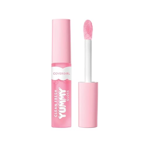 COVERGIRL Clean Fresh Yummy Lip Gloss - 150 Sugar Poppy, Vegan