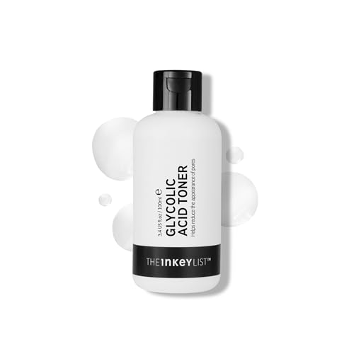 The INKEY List 10% Glycolic Acid Toner for Oily Skin, Brightening & Exfoliating, 3.4 fl oz