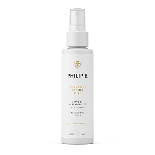 Philip B Detangling Toning Mist - Weightless Hair Spray for Frizz & Shine, 4.23 fl oz